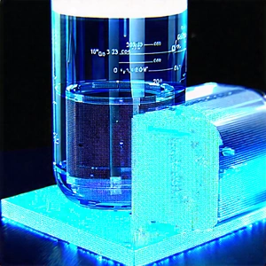 Healthcare Technology In (modern:1.21) Laboratory With Blue Measuring