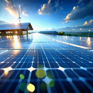 Innovative Renewable Energy Design With Large Solar