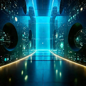 (futuristic:1.49) Innovation Hub With Futuristic Setting