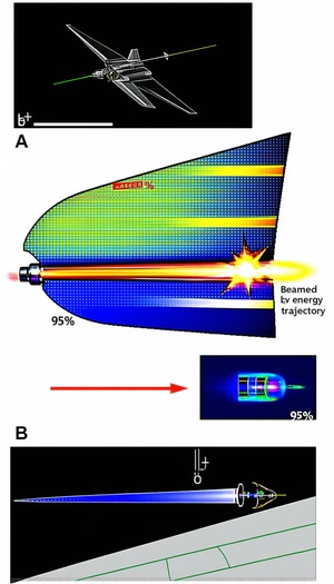 The Image Is A Diagram Showing The Energy Transfer From A Laser To A Beam