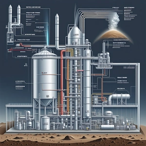 detailed diagram factory