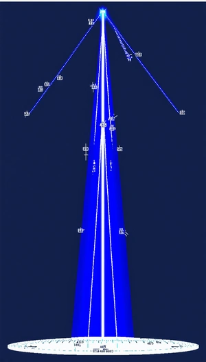 The Image Is A Blue Background With A Yellow Line Running Through It