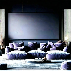 Lifestyle Cinema 4d: Cozy Living Room With Comfortable Textiles With Image, There