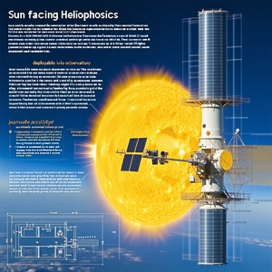 A Large Sun Is Shown In The Center Of The Image, With A Solar Panel On Top Of It