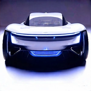 Innovative Electric Vehicle Design With White Sports