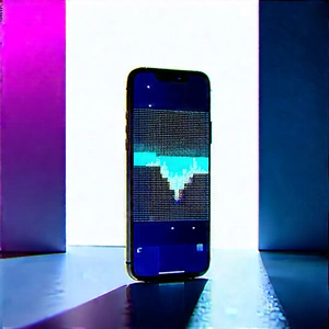 Smartphone With Data Visualization With Cell Phone