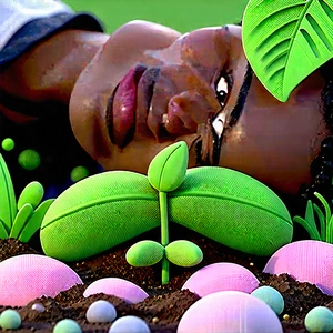 Lifestyle Macro Photography: Professional enjoying gardening