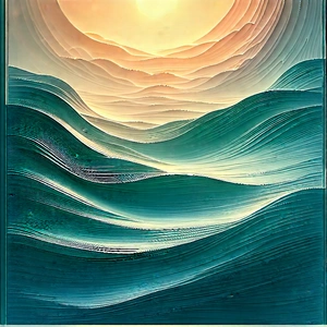 Abstract Vintage Film Photography: Abstract interpretation of weather patterns