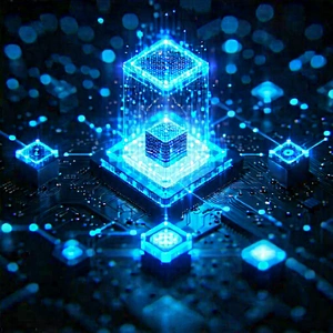 Blockchain Network Visualization With Image, There
