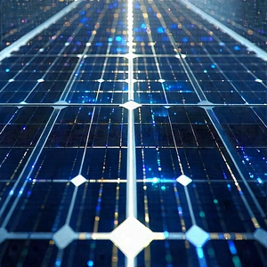 Solar Panel With Holographic Projection With Long Solar