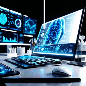 Healthcare technology in tech office