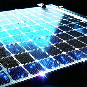 Solar Panel With Holographic Projection With Solar Panel