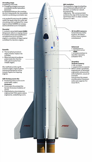 A Diagram Of A Rocket Is Shown, With Various Parts Labeled
