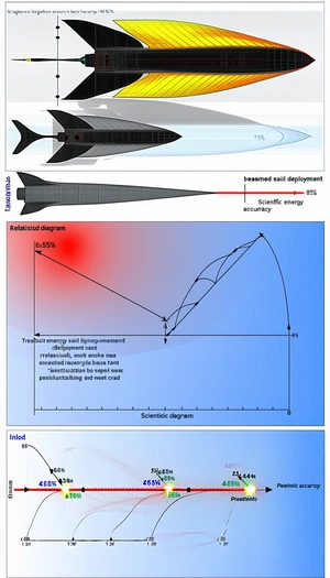 The Image Is A Series Of Diagrams And Graphs That Illustrate The Energy Efficiency Of A Spacecraft