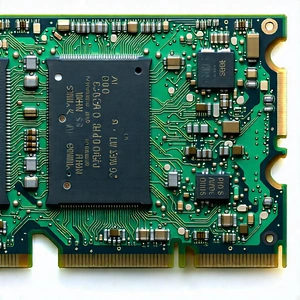 Close-up of memory module