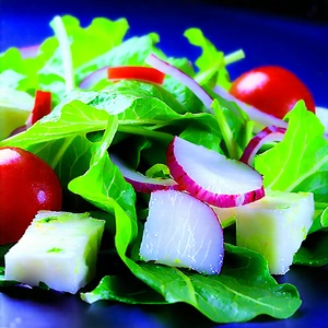 Lifestyle Professional Photography: Fresh Salad Prepared With Organic Components With Close-up Salad