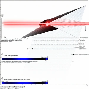 The Image Is A Graphic Representation Of A Laser Beam, Showing The Energy Distribution Of The Laser