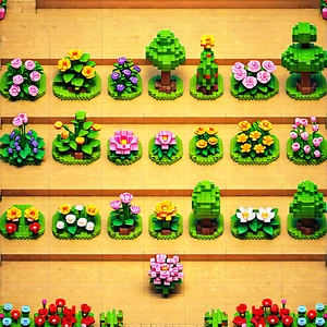 Lifestyle Voxel Art: Spring Gardening During Festival Time With Image, There