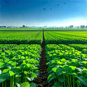 Agricultural Technology In Research Center With Large Field