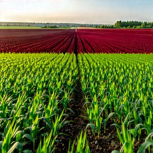Agricultural Technology In Research Center With Large Field
