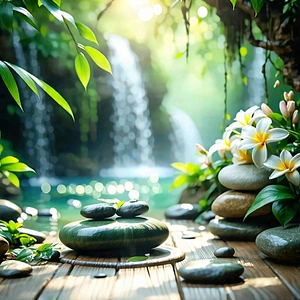 Lifestyle Hdr Photography: Wellness Scene With Natural Lighting With Serene Scene