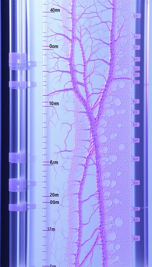 A Purple Tree With A Branch That Is 10 Meters Long