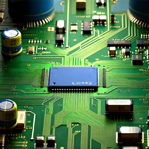 Tech Unreal Engine: Close-up of electronic circuit
