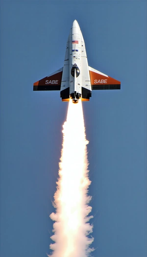 A Fighter Jet Flying Through The Sky, Leaving A Trail Of Smoke Behind It