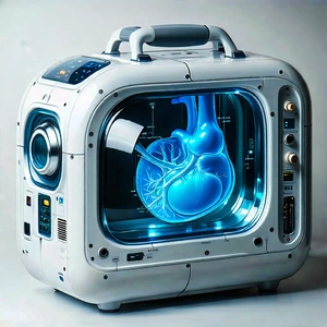 Tech Acrylic Painting: Innovative medical technology (design:1.44)