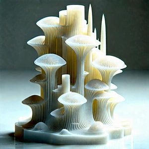 3d Printer With Laser Scanning With White, Intricately