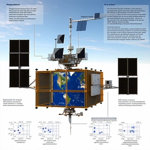 The Image Is A Diagram Of A Space Station, Showing The Various Components And Their Functions