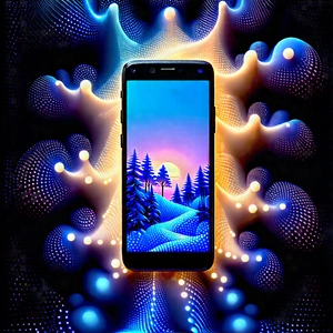 Smartphone With Streaming Content With Cell Phone
