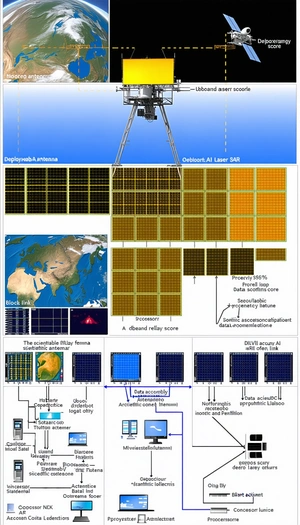 The Image Is A Diagram That Shows The Different Stages Of A Satellite's Life Cycle