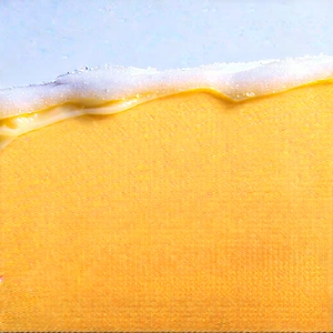 Nature Professional Photography: Glacier In Winter Snow With Yellow Cloth