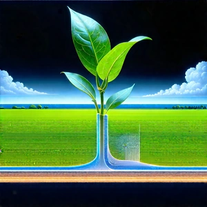 Agricultural Technology In Manufacturing Facility With Large Green