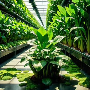 Agricultural Technology In Research Center With Image, There