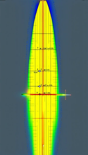 The Image Displays A Yellow Line That Appears To Be A Wave Or A Graph