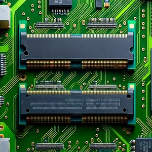 Close-up of memory module