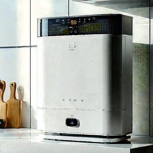Innovative Smart Appliance Design With White Refrigerator