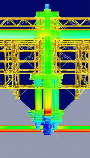 A Large Yellow Structure Is Shown In The Image