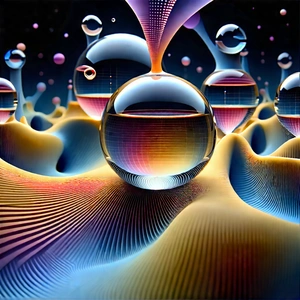 Entertainment Technology In Modern Laboratory With Colorful Vibrant
