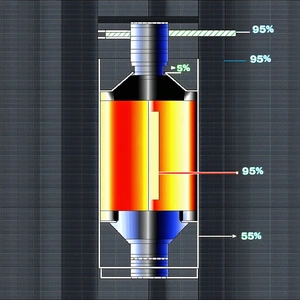 A Red And Yellow Tube Is Shown In A Diagram