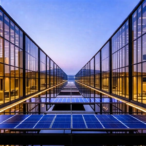 Tech Architectural Photography: Innovative Renewable Energy Design With Large Building