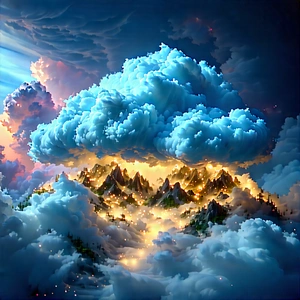 Cloud Computing Visualization With Image