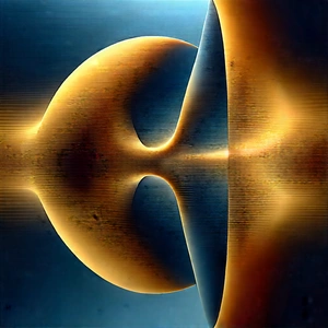 Artificial Intelligence Visualization With Close-up Yellow
