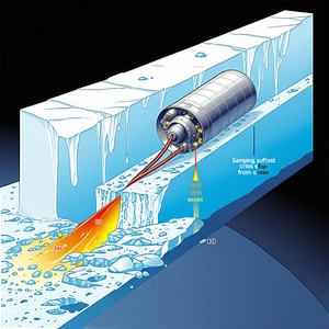 laser beam shooting small metal