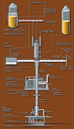 A Diagram Is Shown Of A Chemical Plant, With Various Pipes And Equipment Labeled