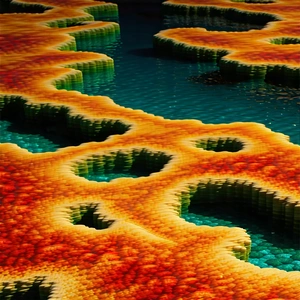 Nature Octane Render: Coral reef in autumn colors
