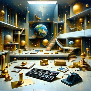 Educational Technology In Research Center With Image, There