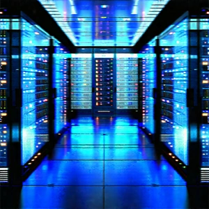 Futuristic Server Room With Image, There